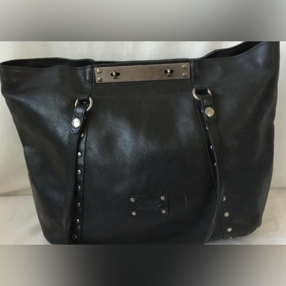 PATRICIA NASH Black Leather Benvenuto Tote - Picture 4 of 10
